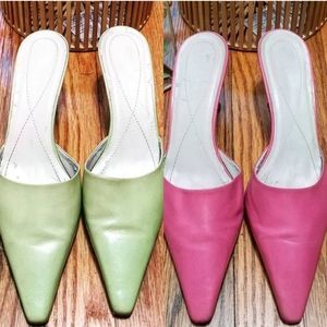 BCBG Kitten Heel Mules